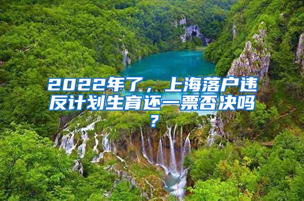 2022年了，上海落户违反计划生育还一票否决吗？