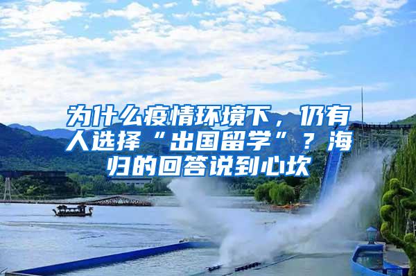 为什么疫情环境下，仍有人选择“出国留学”？海归的回答说到心坎