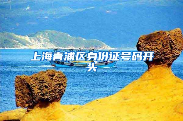 上海青浦区身份证号码开头