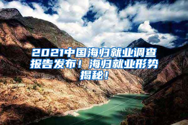 2021中国海归就业调查报告发布！海归就业形势揭秘！