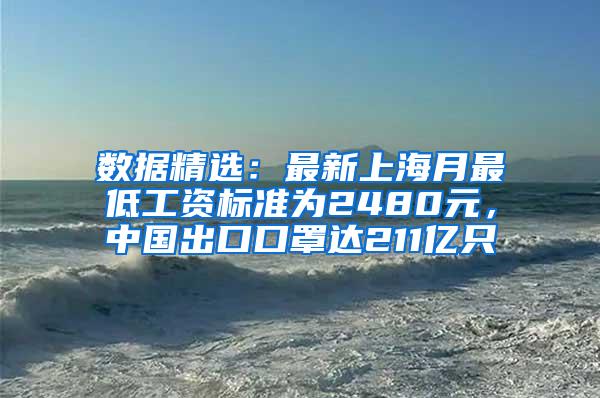 数据精选：最新上海月最低工资标准为2480元，中国出口口罩达211亿只