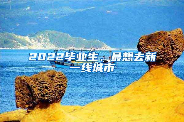 2022毕业生，最想去新一线城市