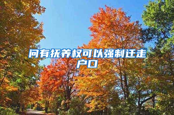 问有抚养权可以强制迁走户口