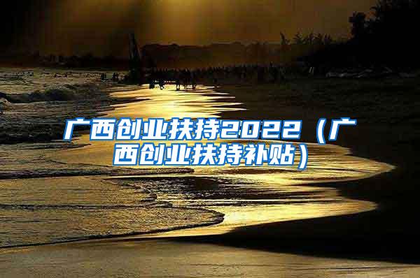 广西创业扶持2022（广西创业扶持补贴）