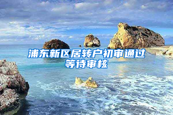 浦东新区居转户初审通过等待审核