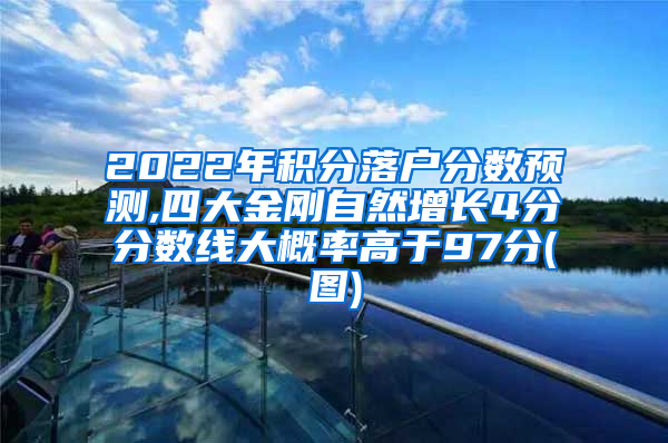 2022年积分落户分数预测,四大金刚自然增长4分分数线大概率高于97分(图)