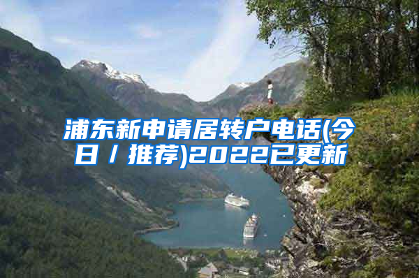 浦东新申请居转户电话(今日／推荐)2022已更新