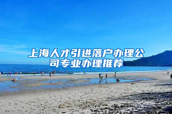 上海人才引进落户办理公司专业办理推荐