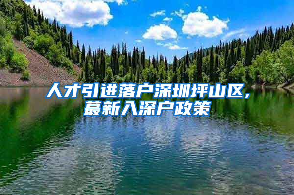 人才引进落户深圳坪山区,蕞新入深户政策