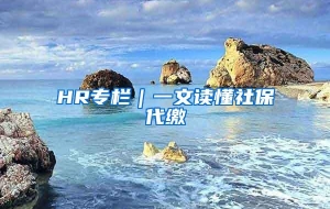 HR专栏｜一文读懂社保代缴