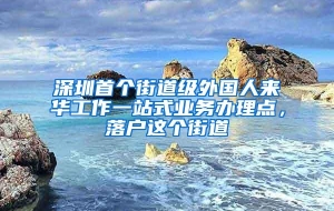 深圳首个街道级外国人来华工作一站式业务办理点，落户这个街道